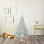 Arbol Navidad Canadian Spruce Blanco/plata 1.5m Black Friday Color Blanco Plata