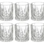 Set X6 Vasos Para Whisky Tragos 218ml Color Transparente