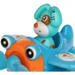 Animalitos En Avión Juguete Didáctico A Fricción Para Bebe