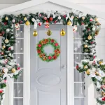 Corona Navideña Decorada Adornos Navidad 38cm 