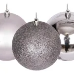 Bolas De Navidad 6cm Adornos Navideños Tubo X100 Esferas