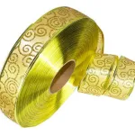 Cintas Navideñas Pack X5 Adornos Glitter 5cm 2,70mts Navidad