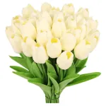 Tulipan Artificial Flores Artificiales Decoracion Ramo X5