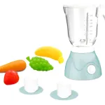 Juego De Cocina Infantil: Licuadora Roja Con Frutas Y Más