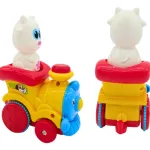Tren Luz Musical Movimiento Bebe Juguete Locomotora Color Multicolor