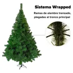 Arbolito Navidad Tronador De Lujo 1.80mts Decoración Color Verde