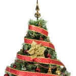 Arbol Navidad Tronador 1,20mts + Kit 30 Rojo Oro Cybermonday