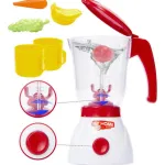 Juego De Cocina Infantil: Licuadora Roja Con Frutas Y Más