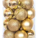 Bolas De Navidad 6cm Adornos Navideños Tubo X40 Esferas