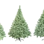 Árbol De Navidad Montañes Deluxe Nevado 1.80mts Base Metal