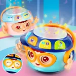 Juguete Para Bebé Tambor Musical Con Luz