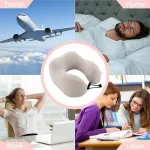 Almohada Inteligente Viscoelastica Para Viaje Cuello