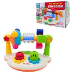 Set De Actividades Musical Sonajero Con Luz Para Bebe Color Blanco