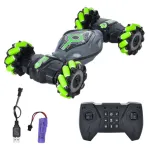 Auto Control Remoto Luces Led Vehículo Acrobático Giro 360°