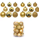 Bolas De Navidad 6cm Adornos Navideños Tubo X100 Esferas