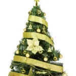 Arbolito Navidad Tronador De Lujo 1,50mts + Kit 40 Oro
