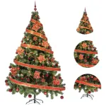 Arbol Navidad Tronador 2,10m + Kit 60 Rojo Black Friday