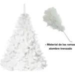 Arbol De Navidad Fabesa Patagonia Blanco 180 Cm X 145 Cm