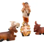 Pesebre Navideño Figuras Sagrada Familia Ceramica Artesanal