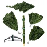 Árbol De Navidad Expreso Polar Canadian Luxury De 1.5m Verde Oscuro