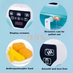 Freidora Juguete Para Niños My Home Con Efecto De Cocción