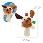 Sonajero Juguete Peluche Con Chifle Para Bebé