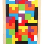 Puzle Tetris, 100% Madera, 40 Piezas, Top Gift Challenge