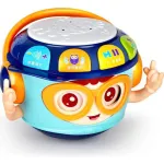 Juguete Para Bebé Tambor Musical Con Luz