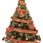 Arbolito Navidad Tronador De Lujo 1,50m Kit 40 Rojo Deco