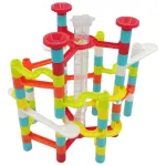 Laberinto De Bolitas Didactico Escalera Pelotas 88 Piezas Color Rojo