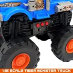 Camion Gigante Monster Truck Camioneta Off Road Juguete Color Naranja