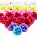 Mini Rosas Flores Artificiales Decoracion Pack X100