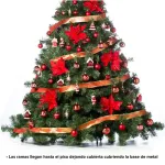 Arbol Navidad Extra Lujo Patagonia 1.80mts Con Adornos X72