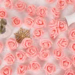 Mini Rosas Flores Artificiales Decoracion Pack X200