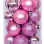 Bolas De Navidad 6cm Adornos Navideños Tubo X40 Esferas