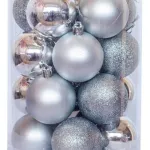 Bolas De Navidad 6cm Adornos Navideños X20 Cybermonday
