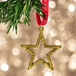 Adornos Navideños Estrellas Para Arbolito De Navidad 5cm X8u
