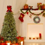 Corona Navideña Decorada Adornos Navidad 38cm 
