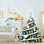 Arbol Navidad Patagonia Xl 1.50mt + Deco Plata Cybermonday