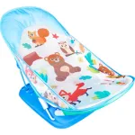 Silla De Baño Mecedora Plegable Bebe Pileta Bañera Color Celeste Mecedora Baño