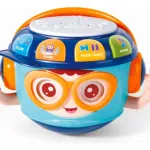 Juguete Para Bebé Tambor Musical Con Luz