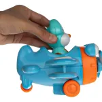Animalitos En Avión Juguete Didáctico A Fricción Para Bebe