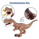 Dinosaurio T-rex Juguete Articulado Con Luz Y Sonido