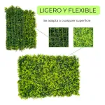 Jardin Vertical Artificial Panel Verde Cesped X15u Decorar