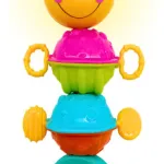 Sonajero Bebe Oruga Movil Luz Didactico Para Bebe