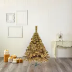 Arbol De Navidad Oregon De Lujo 1,20m Pie Metal Fabesa