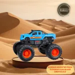 Camion Monster Truck Camioneta Gigante Off Road Juguete Color Celeste Personaje Predator
