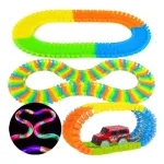Pista Luminosa Flexible 165 Piezas 1 Auto Luminoso Color Multicolor