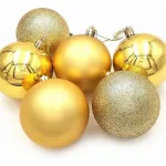 Bolas De Navidad 6cm Adornos Navideños Tubo X20 Esferas