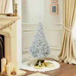 Arbol Navidad Canadian Spruce Blanco/plata 1.5m Black Friday Color Blanco Plata